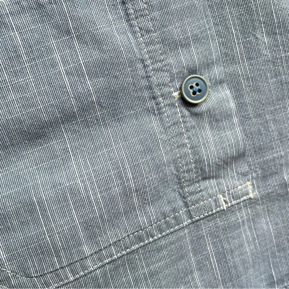 $5 FLASH SALE! Original Weatherproof Blue-gray Mens Short Sleeve Shirt, M - Picture 4 of 7